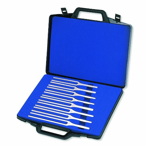 3B Scientific U10100 8 Piece Tuning Forks Set, For C-Major Scale