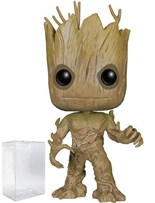 Marvel: Guardians of The Galaxy - Groot Funko Pop! Vinyl Figure (Includes Compatible Pop Box Protector Case)