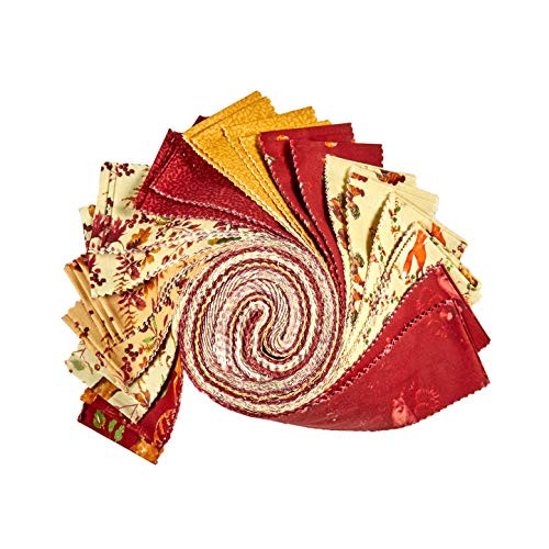 Camelot Fabrics Laura Ashley - Fables 2.5'' Strips 40 pcs, Multi