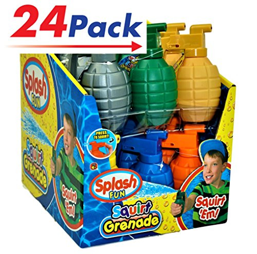 JA-RU Water Squirt Grenade (Pack of 24) Kids Toys Super Soaker Water Splash | Item #868-24