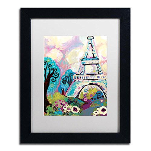 La Dame De Fer by Natasha Wescoat, White Matte, Black Frame 11x14-Inch