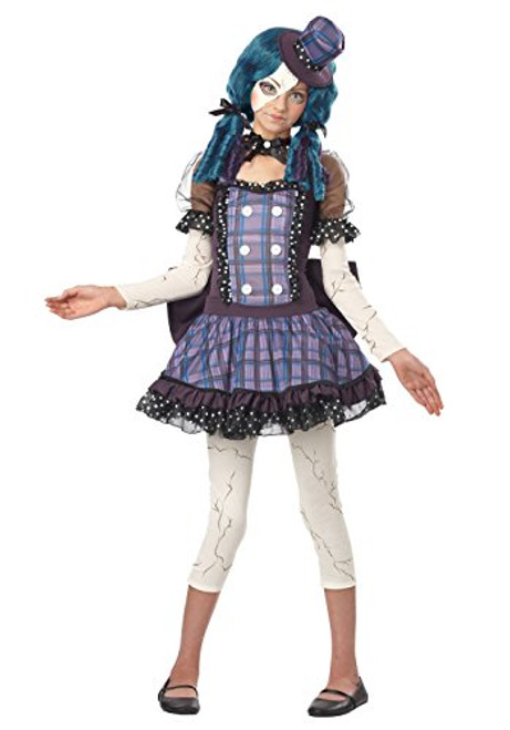 California Costumes Broken Doll Tween Costume, Large