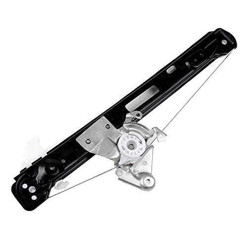 SCITOO Rear Left Drivers Side Power Window Regulator Without Motor Assembly Replacement fit for 2000-2007 Ford Focus 4 Door 6S4Z5427001A 740-584
