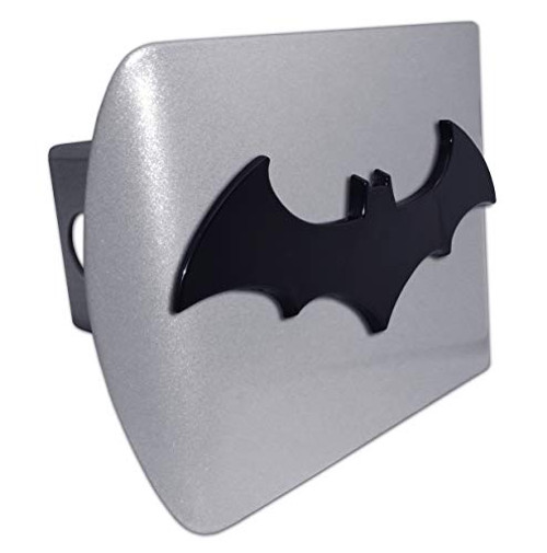Elektroplate Batman Black Bat Brushed Hitch Cover Elektroplate Batman Black Bat Brushed Hitch Cover