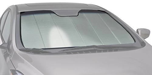 Intro-Tech HD-50-P Custom Fit Premium Folding Windshield Sunshade for Select Honda Fit Models, Silver