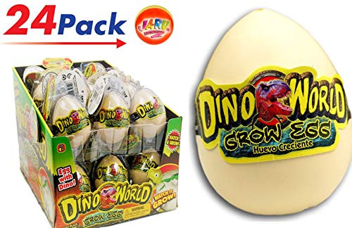 JA-RU Magic Grow Hatching Egg Dinosaurs (Pack of 24) Item #1745-24