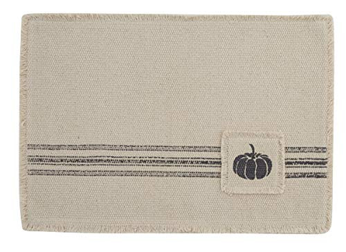 Park Designs Farmhouse Pumpkin Stripe Placemat - Set of 4