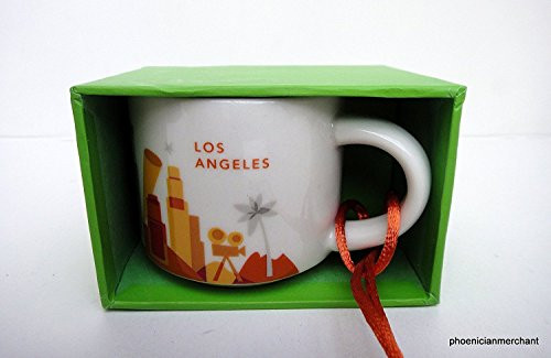 Starbucks You Are Here Collection Los Angeles Christmas Ornament Mug