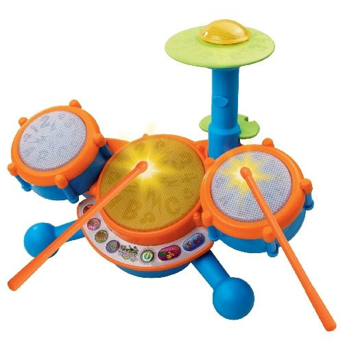 Vtech - KIDIBEATS LEARNING DRUM SET - Learn to the Beat of the Music! TEACHES: Letters, Phonics, Counting, Memory, Music
