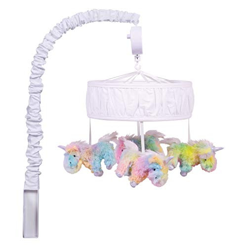 Trend Lab Musical Crib Mobile, Baby Mobile, Nursery, Unicorn