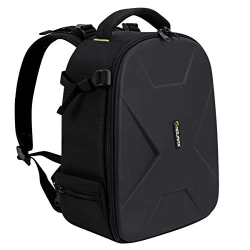 Endurax Camera Backpack Waterproof for DSLR SLR Photographer Camera Bag for Mirrorless Camera with Hardshell Protection Small