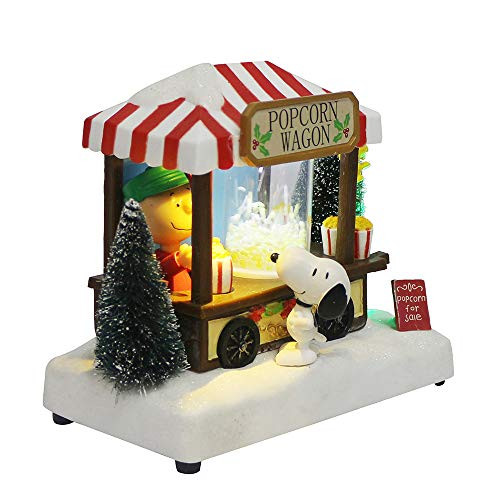 Kurt S. Adler Kurt Adler 7-Inch Battery-Operated Peanuts LED Musical Table Piece, Multi