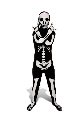 Morphsuits Kids Premium Skeleton Costume, Large