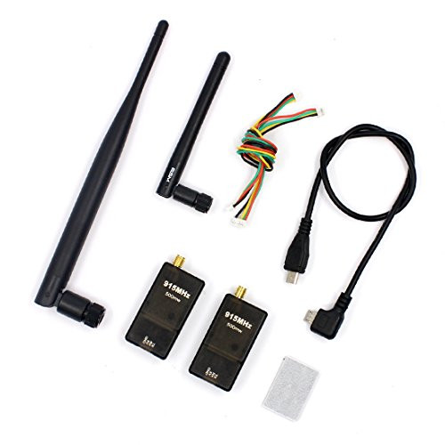 QWinOut New 3DR Wireless Data Transmission Radio 915Mhz 500mW RX+TX Telemetry w/OTG for APM2.6 2.8 Pixhawk FPV System Antenna