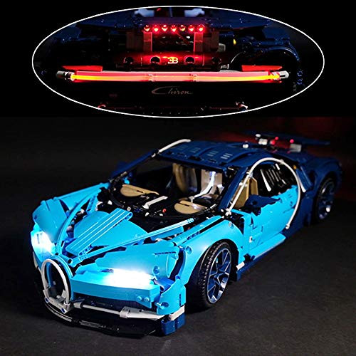 Vonado Led Light Set for Lego 42083 Compatible 20086 Bugatti Chiron Technic Race Car Building Blocks Toys Gifts(Only Light+Battery Box)