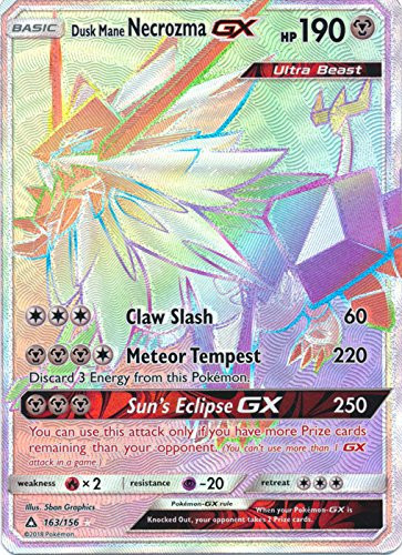 Dusk Mane Necrozma GX - 163/156 - Secret Rare - Sun & Moon: Ultra Prism