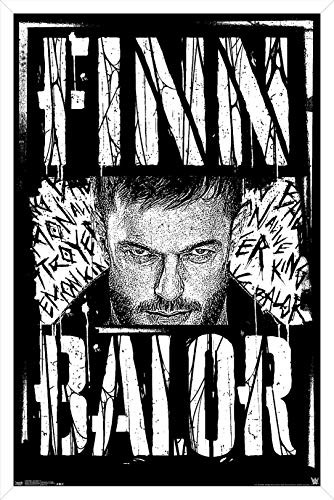 Trends International WWE - Finn Balor 18 Wall Poster, 14.725" x 22.375", White Framed Version