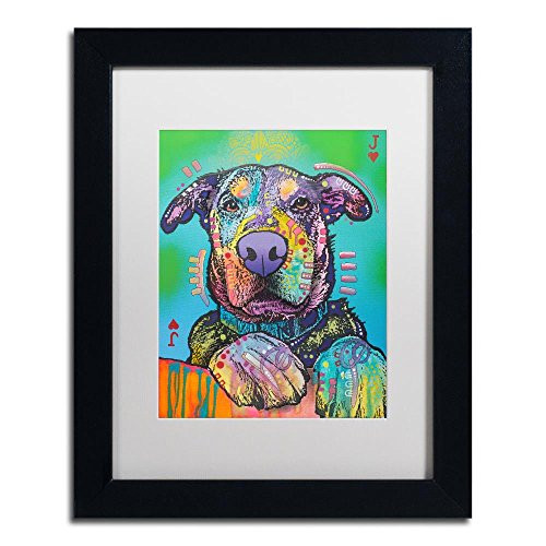 Jack Custom-2 by Dean Russo, White Matte, Black Frame 11x14-Inch