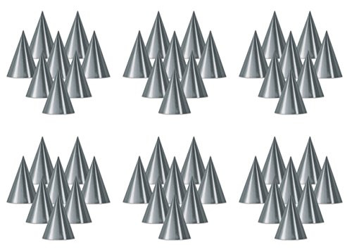 Beistle Silver Foil Cone Hat