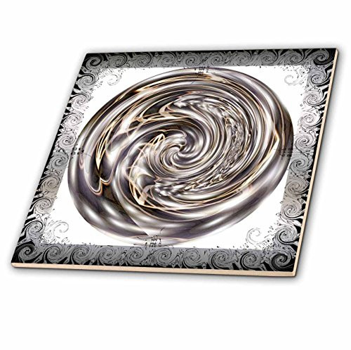 3dRose LLC Clearing 8-Inch Glass Tile