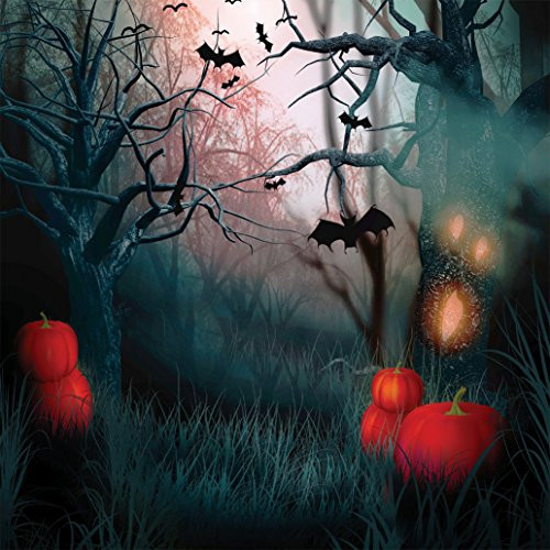 SJOLOON 10x10ft Halloween Vinyl Photography Backdrop Customized Photo Background Studio Prop JLT-9336