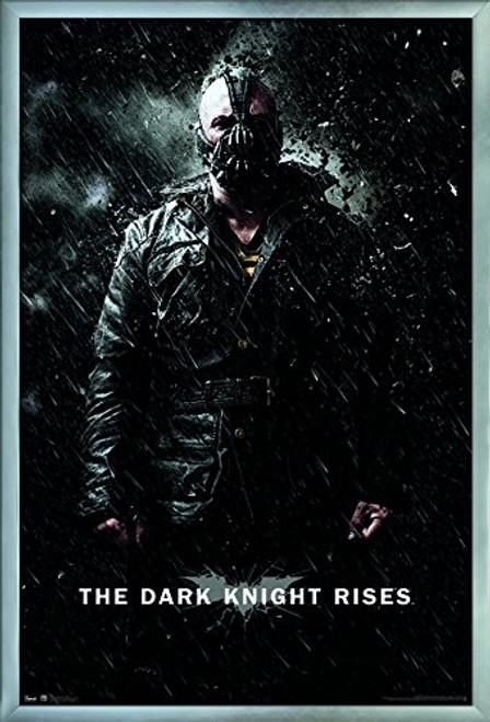 Trends International DC Comics Movie - The Dark Knight Rises - Bane Rain Wall Poster, 22.375" x 34", Silver Framed Version Trends International DC Comics Movie - The Dark Knight Rises - Bane Rain Wall Poster, 22.375" x 34", Silver Framed Version