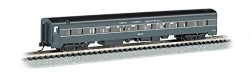 Bachmann Industries Smooth Side Coach New York Central N-Scale Passenger Car, 85' Bachmann Industries Smooth Side Coach New York Central N-Scale Passenger Car, 85'