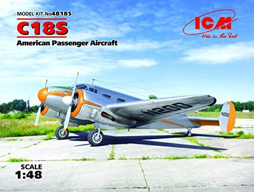 ICM 1/48 Scale C18S, American Passenger Aircraft - WWII American Aircraft Model Building Kit # 48185 ICM 1/48 Scale C18S, American Passenger Aircraft - WWII American Aircraft Model Building Kit # 48185