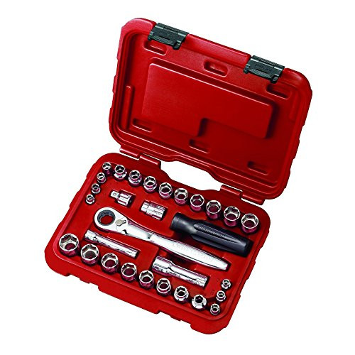 Craftsman 30pc Max Axess 1/4 & 3/8-in. Drive Socket Wrench Set with Rugged Case