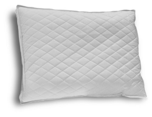 Down Etc Diamond Support Duck Down Standard Feather Pillow, White