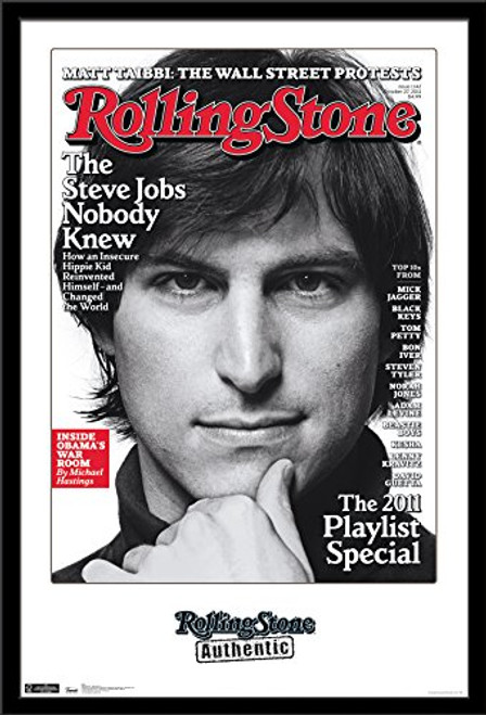 Trends International Rolling Stone Magazine - Steve Jobs 11 Wall Poster, 22.375" x 34", Black Framed Version Trends International Rolling Stone Magazine - Steve Jobs 11 Wall Poster, 22.375" x 34", Black Framed Version
