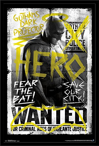 Trends International Wall Poster Batman Vs Superman Fear the Bat, 22.375 x 34