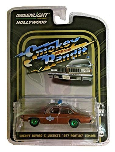 Green Machine 44780-B Smokey and The Bandit - Sheriff Buford T. Justice's 1977 Pontiac Lemans 1:64 Scale Greenlight Chase