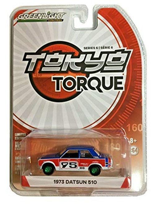 Green Machine 47040-D Tokyo Torque Series 6-1973 Datsun 510#95 1:64 Scale Greenlight Chase Green Machine 47040-D Tokyo Torque Series 6-1973 Datsun 510#95 1:64 Scale Greenlight Chase