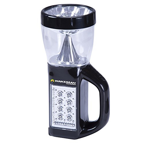 3 in 1 LED Lantern, Flashlight and Panel Light, Lightweight Camping Lantern By Wakeman Outdoors (For Camping Hiking Reading and Emergency) (Black) 3 in 1 LED Lantern, Flashlight and Panel Light, Lightweight Camping Lantern By Wakeman Outdoors (For Camping Hiking Reading and Emergency) (Black)