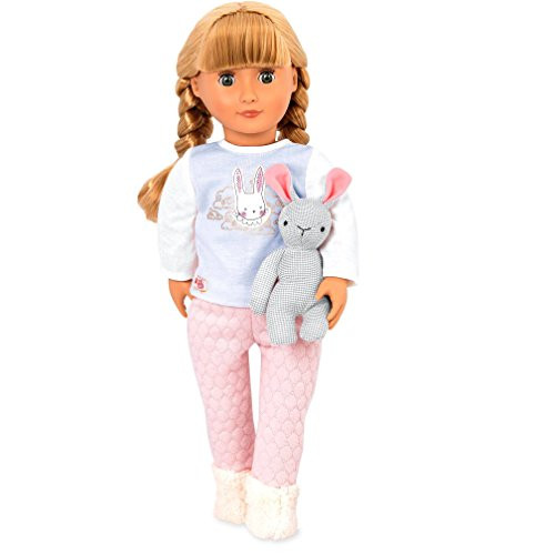 Our Generation 18 Jovie Doll with PJ's & Plush Pet
