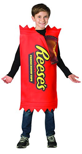Hersheys Reeses Kids Chocolate Peanut Butter Cups Candy Costume Child 7-10