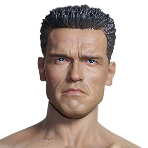 Tête D'homme 1/12 Cartoon – Pour Figurine D'action Romankey 6 Pouces
