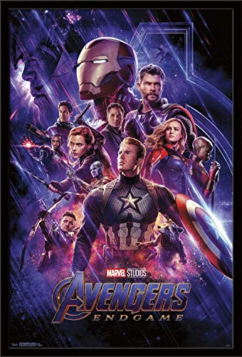 Trends International MCU: Avengers: Endgame - One Sheet Wall Poster, 22.375" x 34", Black Framed Version