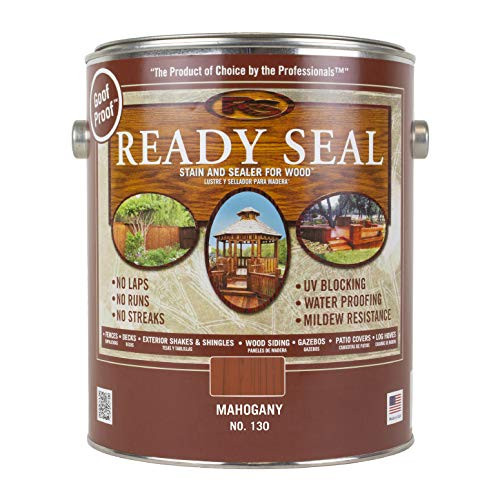 Ready Seal 130 1-Gallon Can Mahogany Exterior Wood Stain and Sealer