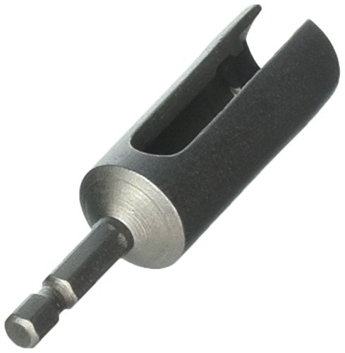 Uxcell a14110600ux0740 Gray 14mm Hex Nut 80mm Slotted Extension Hexagon Driver Drill Bit (2 Piece)