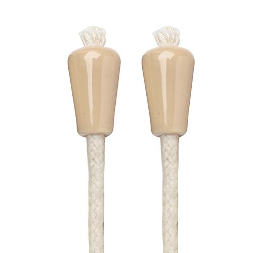 Oenophilia Afterglow Bottle Wicks, Glass Bottle Wick Holder, Use with Lamp Oil, Set of 2