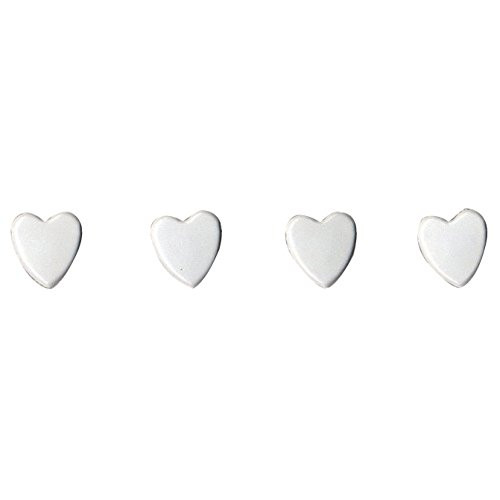 Artemio 11006215 100 mini brads hearts white Artemio 11006215 100 mini brads hearts white