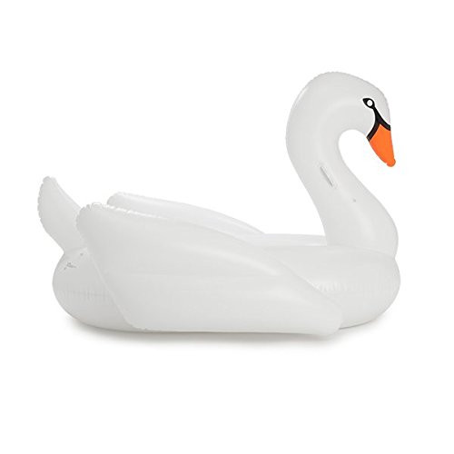 FUNBOY Giant Inflatable White Swan Pool Float