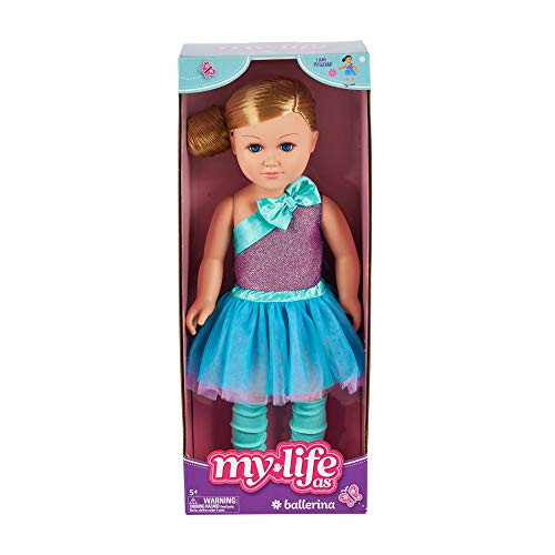 My Life As 18" Poseable Ballerina Doll, Blonde Hair