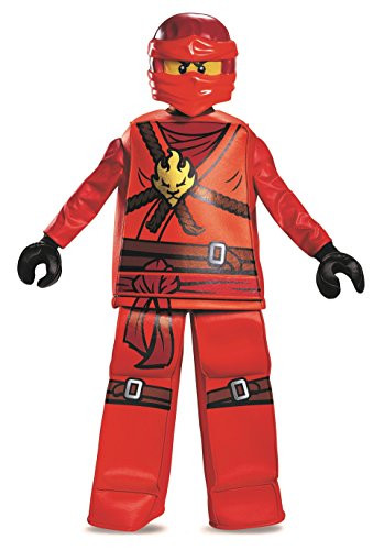 Disguise Kai Prestige Ninjago Lego Costume, Small/4-6