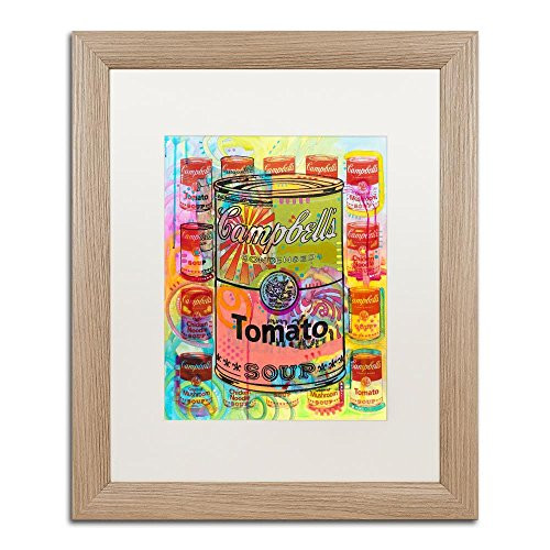 Tomato by Dean Russo, White Matte, Birch Frame 16x20-Inch