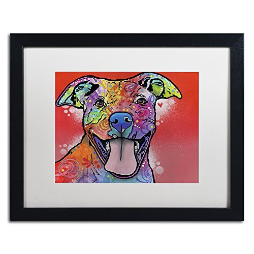 Atticus by Dean Russo, White Matte, Black Frame 16x20-Inch