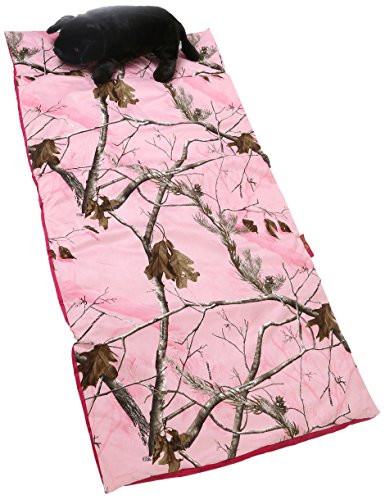 Carstens Realtree AP Pink Slumberbag with Lab Pillow