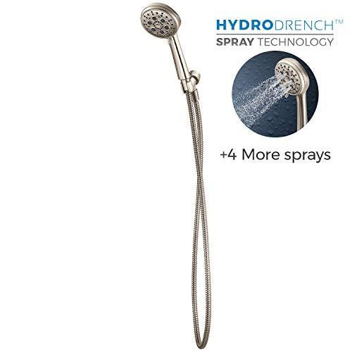 Pfister 016-WS2-VIKK Vie Handheld Shower with Full Coverage, Brushed Nickel